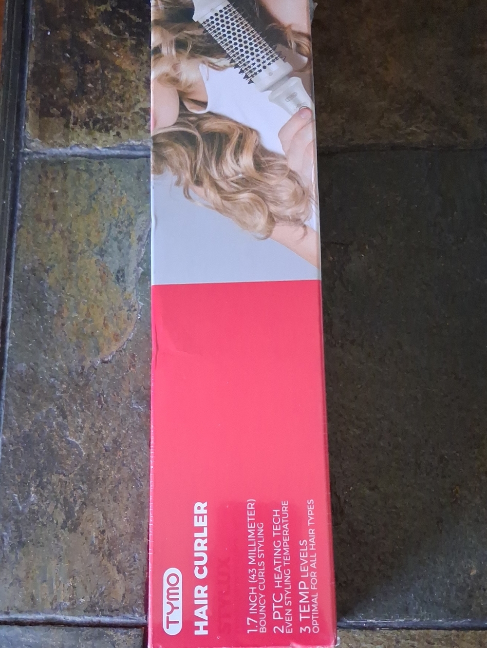 Tymo Pink 1.7-inch Hair Curler - Ceramic Round Brush